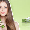 Woman holding Aloe Vera for skincare
