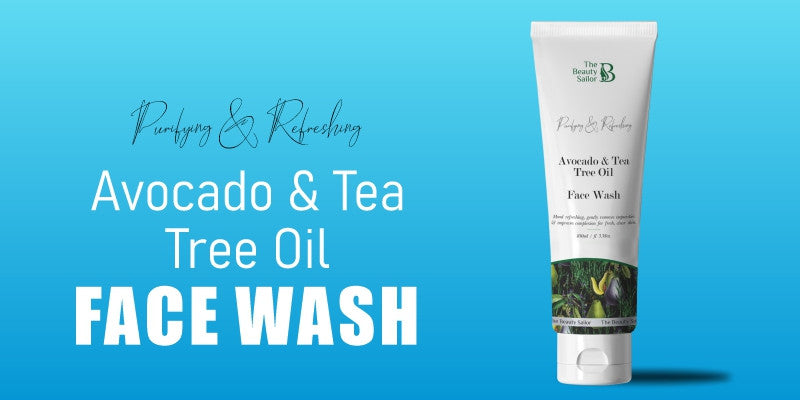 The Only Face Wash With A Unique Blend Of Tea Tree Oil, Avocado Oil And Aloe Vera