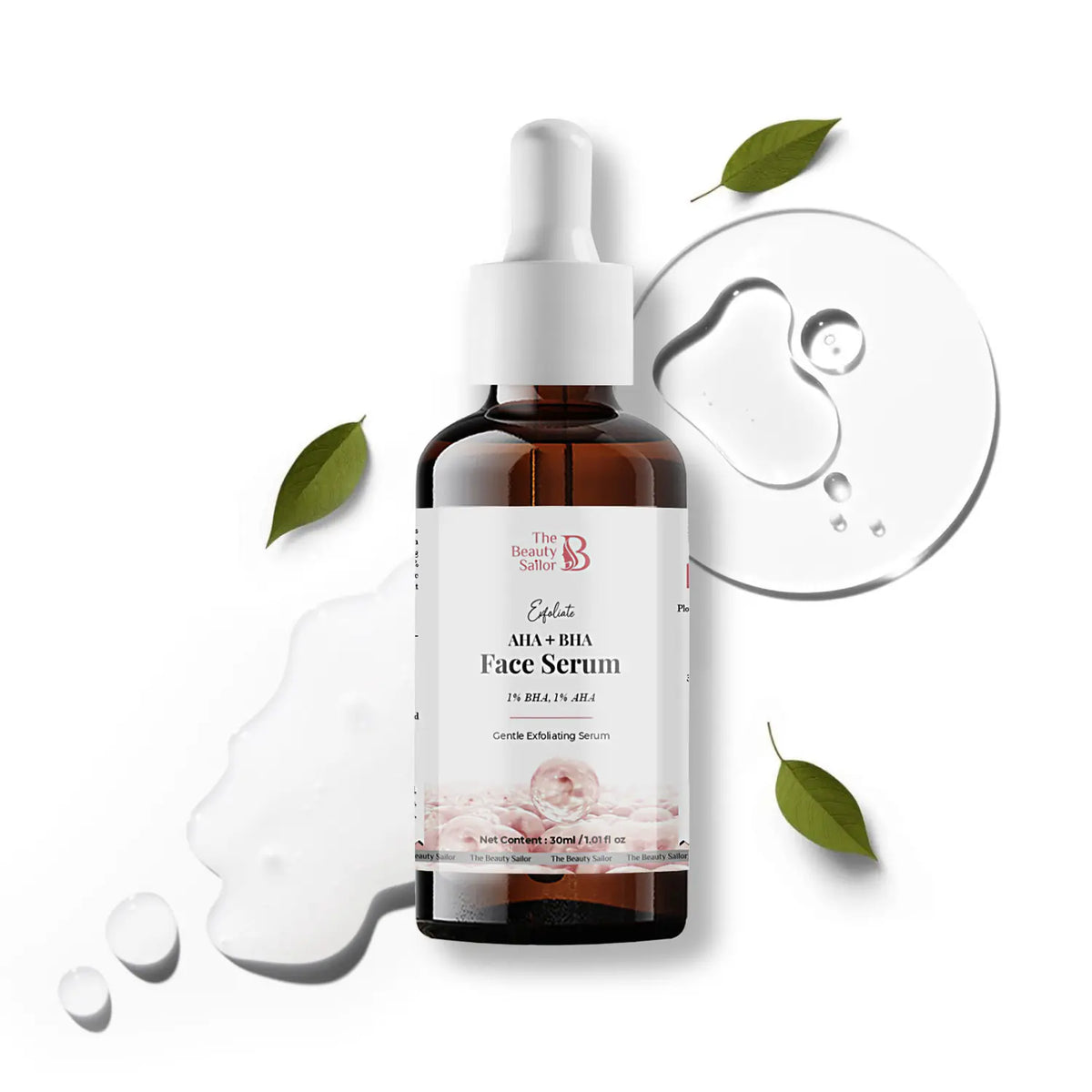 1% AHA+BHA Face Serum:The Beauty Sailor