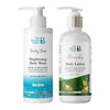Combo of Brightening Body Wash and Avocado Body Lotion - 250ml + 300ml