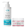Radiant Skin Combo :Brightening Body Wash 250ml and Himalayan Sea Salt Scrub 100gm