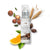 Apricot & Vitamin C Face Scrub - Exfoliating and Brightening Formula - 100gm + Light Moisturizer Skin Cream for Soft Skin – 50gm